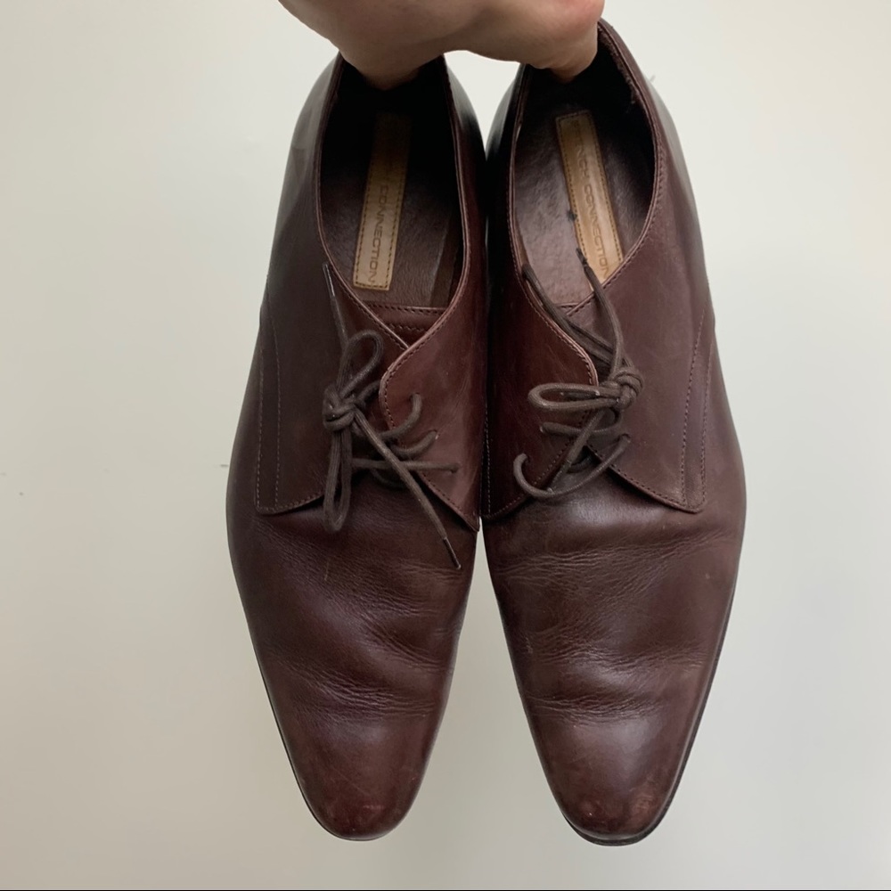 French Connection | Brown Leather Shoes | Size 11